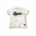 BE Baseball Script Tee (cream/black)